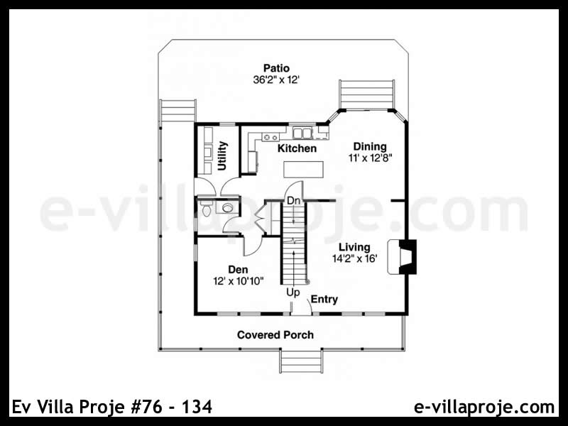 Ev Villa Proje #76 - 134 Detay 2