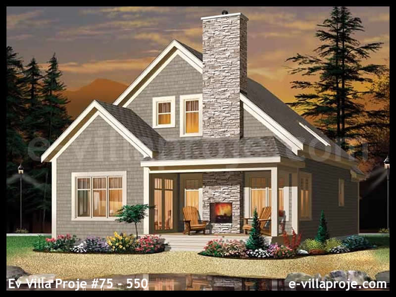 Eldivan, Çankırı Ev Villa Proje #75 - 550 Anahtar Teslim Çelik Villa