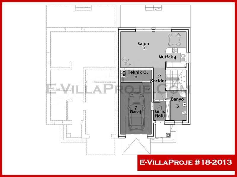 Ev Villa Proje #18 - 2013 Detay 2