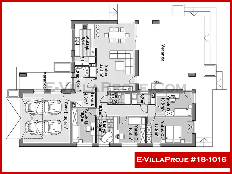 Ev Villa Proje #18 - 1016 Detay 2