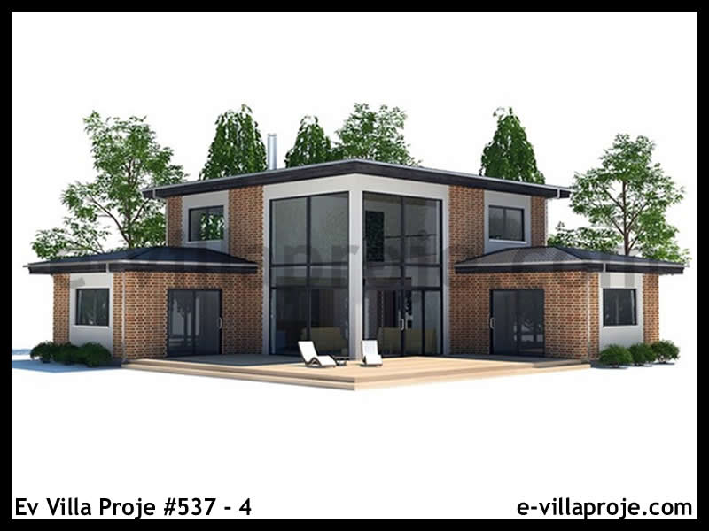 Ev Villa Proje #537 - 4 Çelik Villa