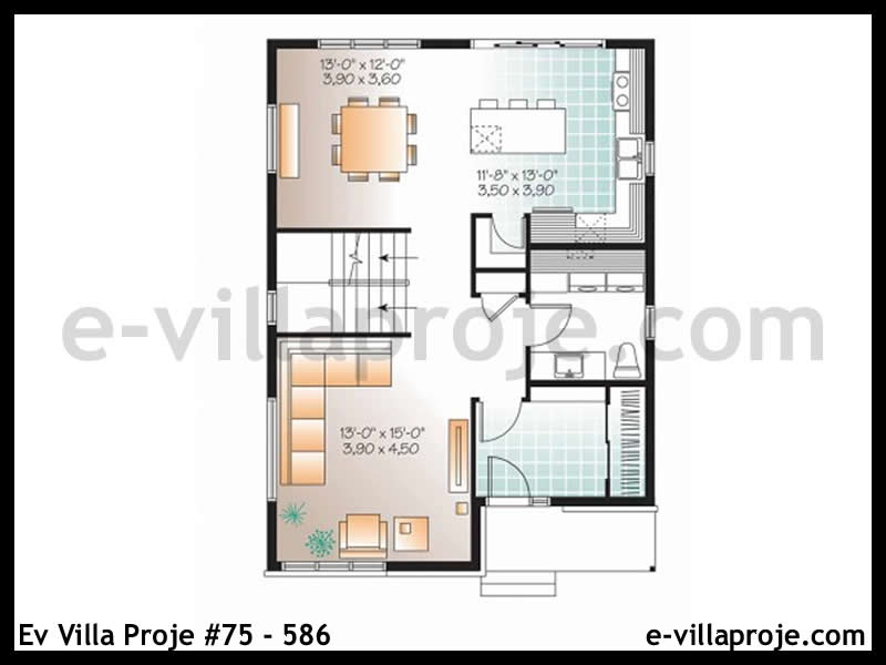 Ev Villa Proje #75 - 586 Detay 2
