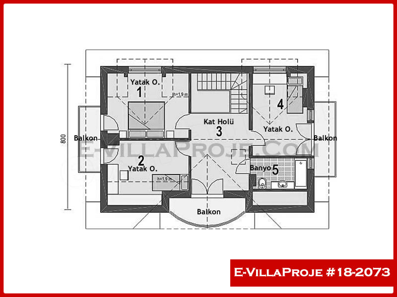 Ev Villa Proje #18 - 2073 Detay 3