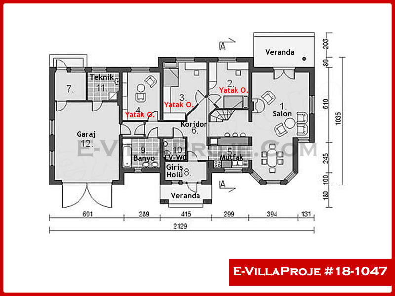 Ev Villa Proje #18 - 1047 Detay 2