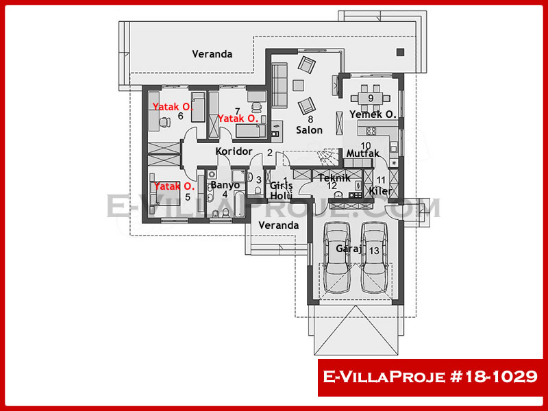 Ev Villa Proje #18 - 1029 Detay 2