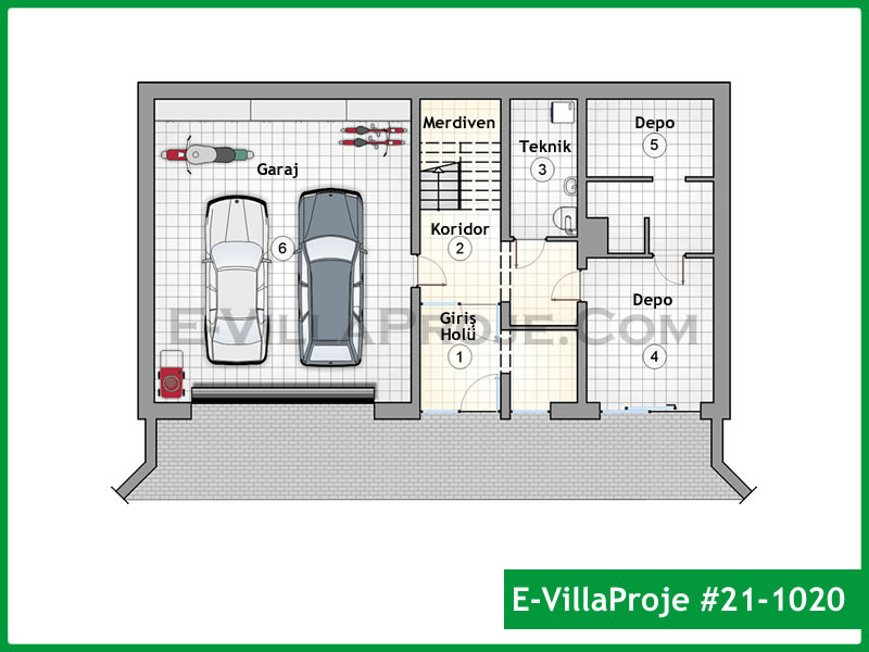 Ev Villa Proje #21 - 1020 Detay 3