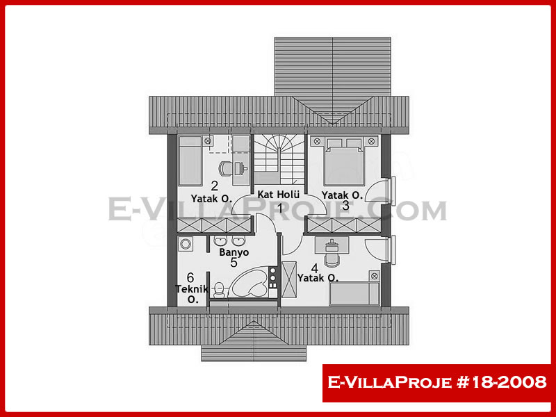 Ev Villa Proje #18 - 2008 Detay 3