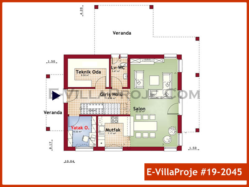 Ev Villa Proje #19 - 2045 Detay 2