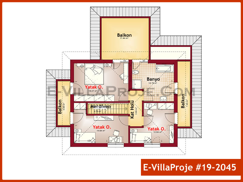 Ev Villa Proje #19 - 2045 Detay 3