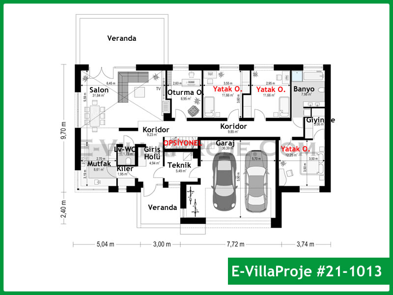 Ev Villa Proje #21 - 1013 Detay 2
