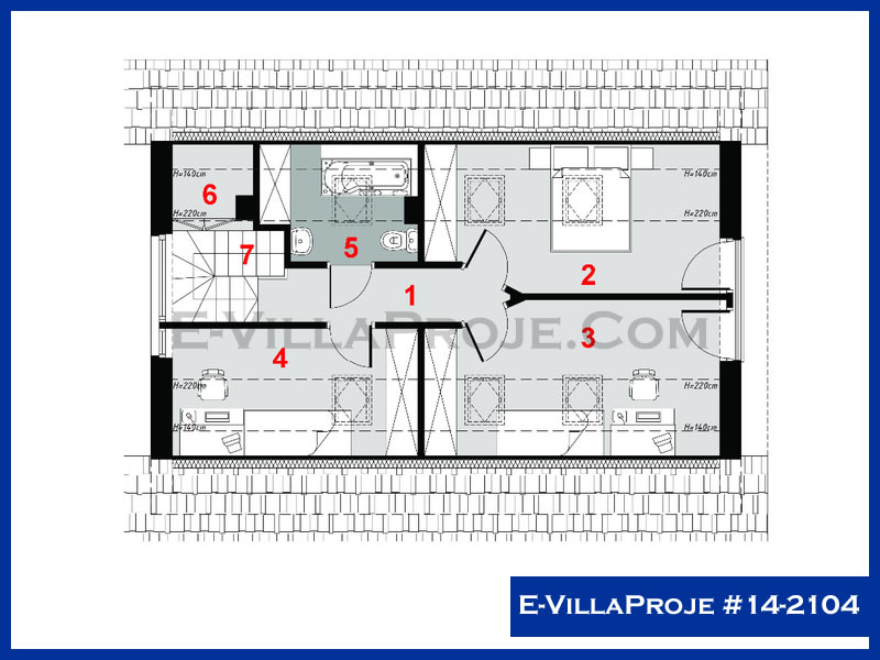 Ev Villa Proje #14 - 2104 Detay 3