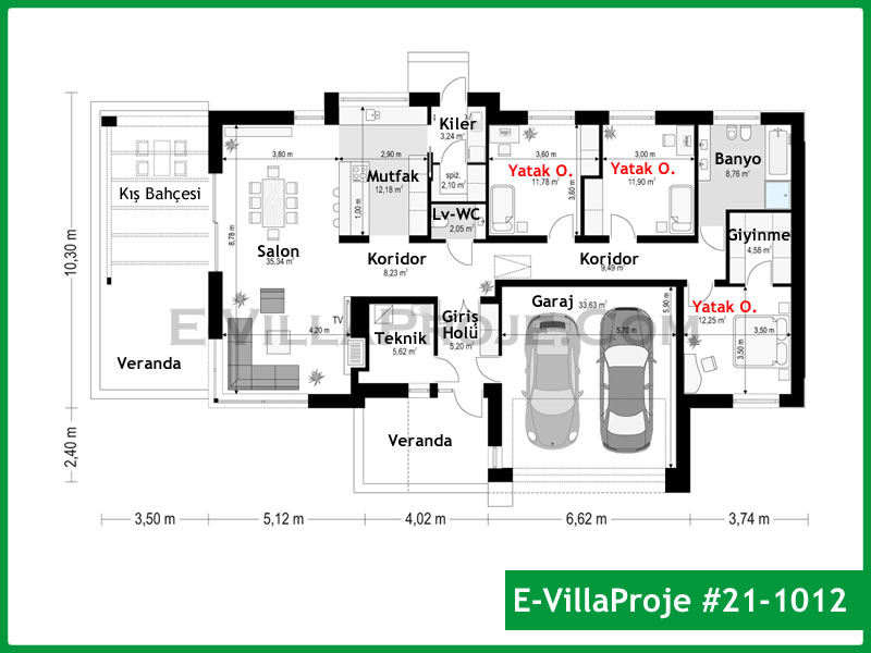 Ev Villa Proje #21 - 1012 Detay 2