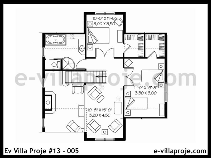 Ev Villa Proje #13 - 005 Detay 3