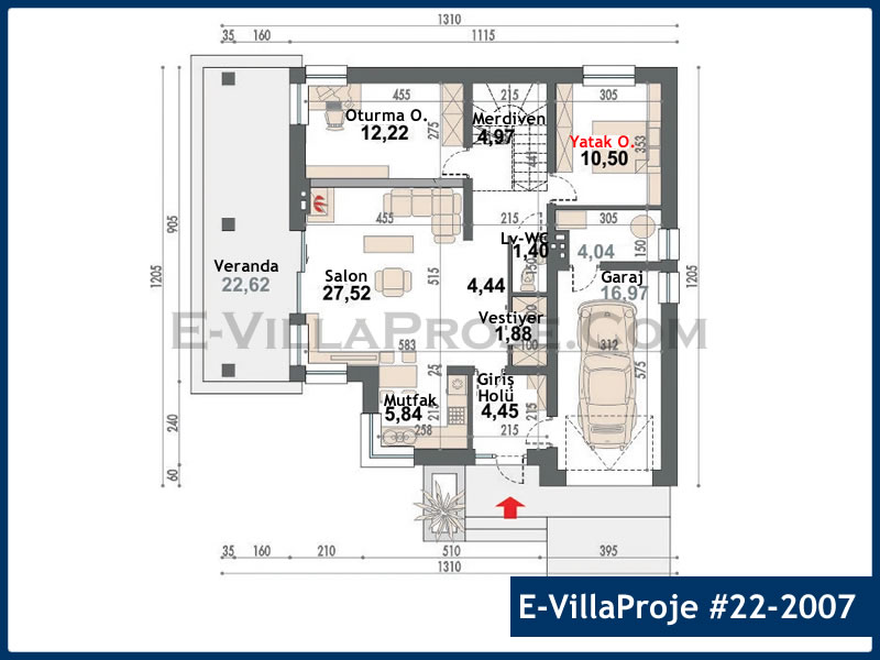 Ev Villa Proje #22 - 2007 Detay 2