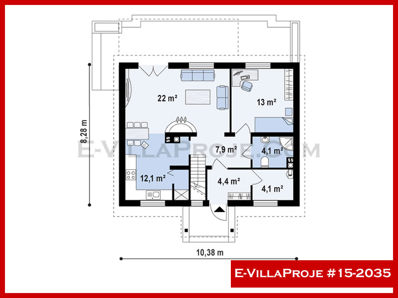 Ev Villa Proje #15 - 2035 Detay 2