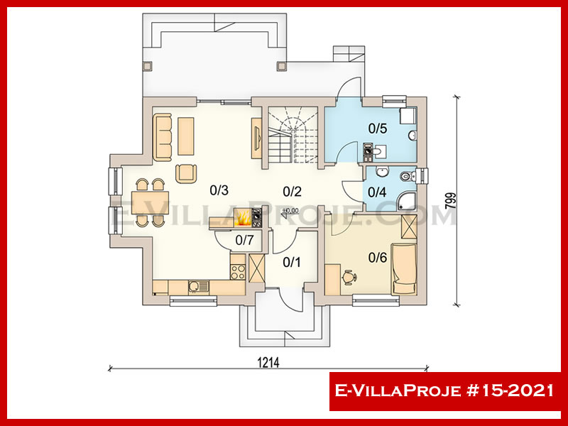 Ev Villa Proje #15 - 2021 Detay 2