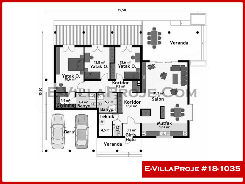 Ev Villa Proje #18 - 1035 Detay 2
