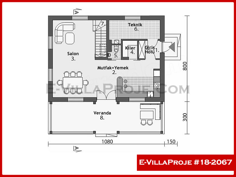 Ev Villa Proje #18 - 2067 Detay 2