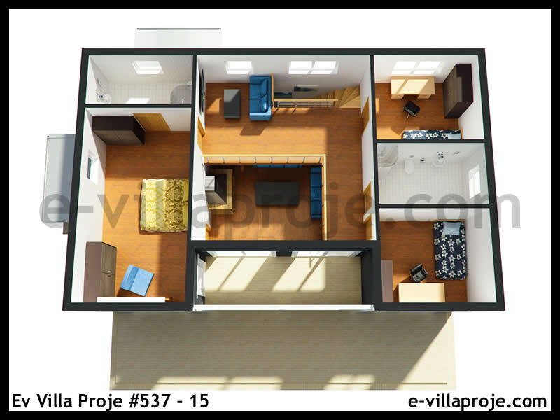 Ev Villa Proje #537 â- 15 Detay 8