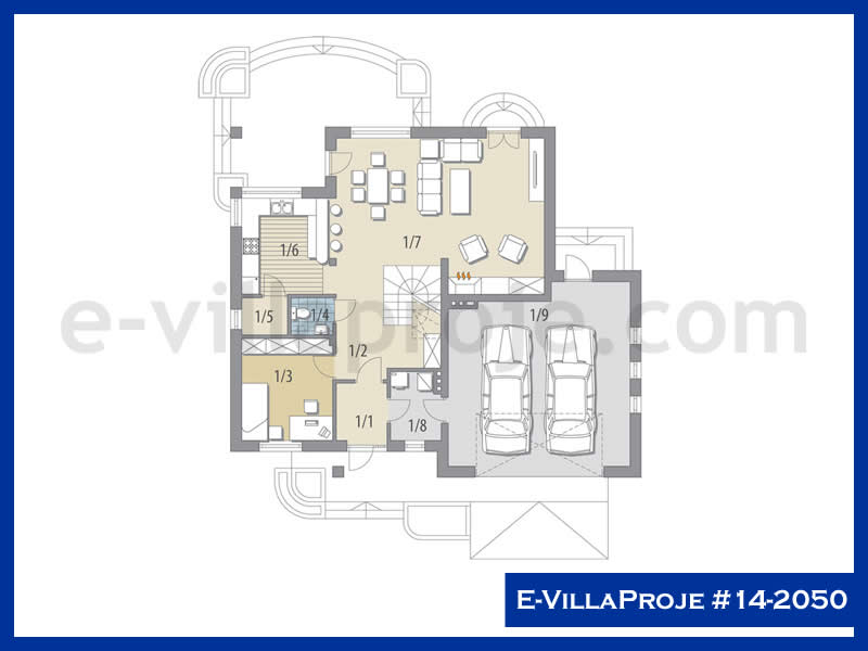Ev Villa Proje #14 - 2050 Detay 2