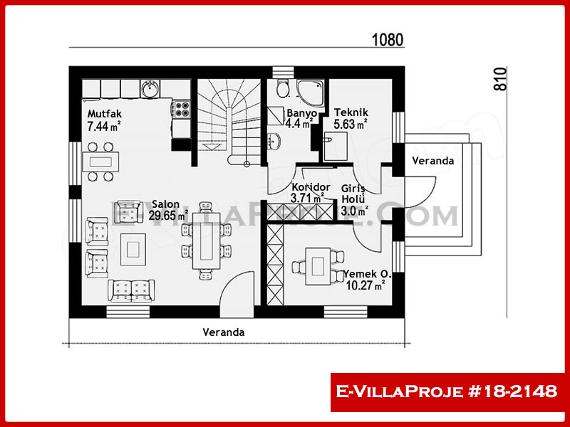 Ev Villa Proje #18 - 2148 Detay 2