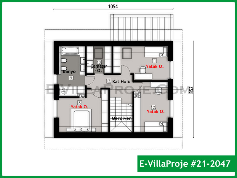 Ev Villa Proje #21 - 2047 Detay 3