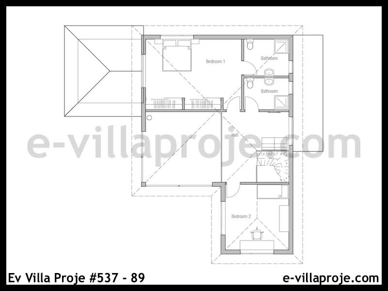 Ev Villa Proje #537 - 89 Detay 3