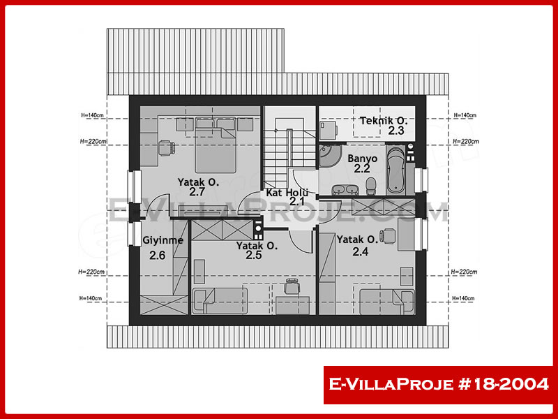 Ev Villa Proje #18 - 2004 Detay 3