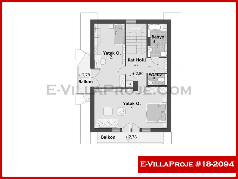 Ev Villa Proje #18 - 2094 Detay 3