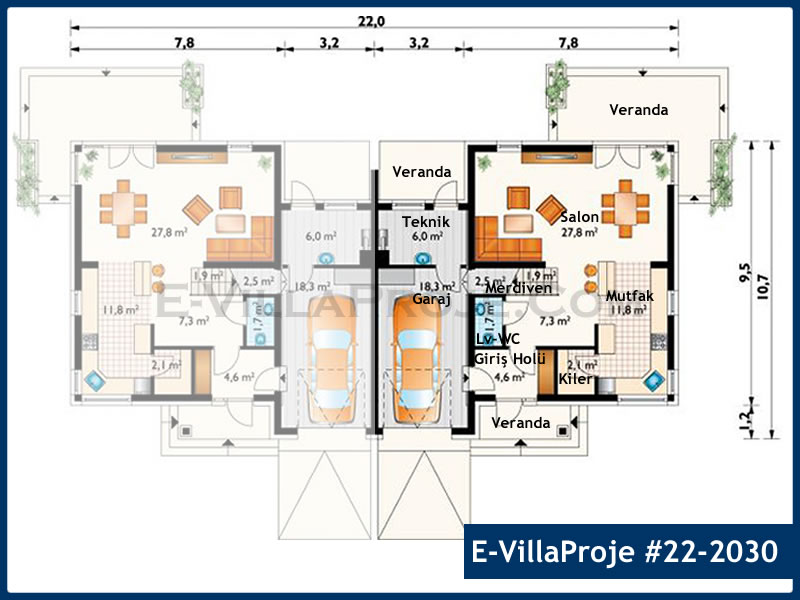 Ev Villa Proje #22 - 2030 Detay 2