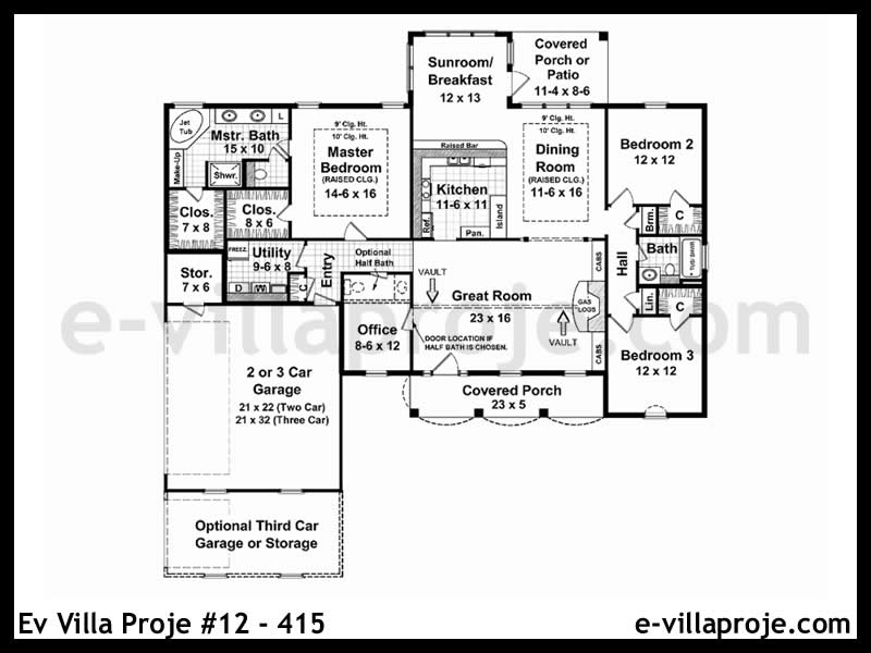 Ev Villa Proje #12 - 415 Detay 2