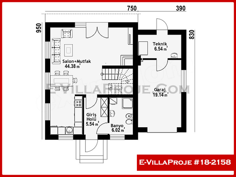 Ev Villa Proje #18 - 2158 Detay 2