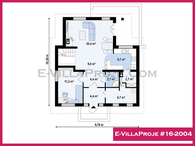 Ev Villa Proje #16 - 2004 Detay 2