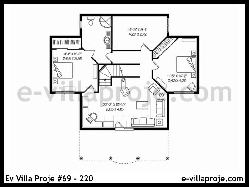 Ev Villa Proje #69 - 220 Detay 3