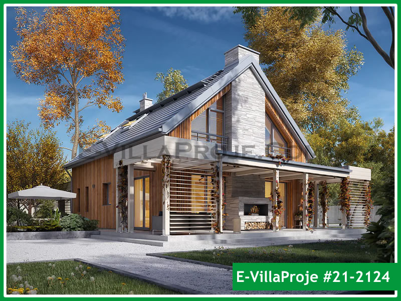 İznik, Bursa Ev Villa Proje #21 - 2124 Anahtar Teslim Çelik Villa