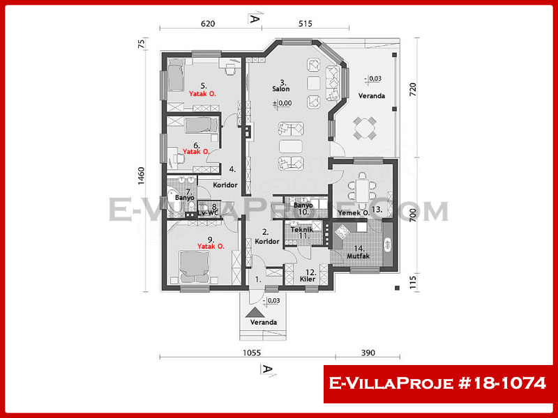 Ev Villa Proje #18 - 1074 Detay 2