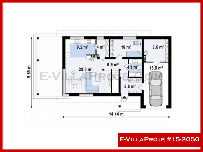 Ev Villa Proje #15 - 2050 Detay 2