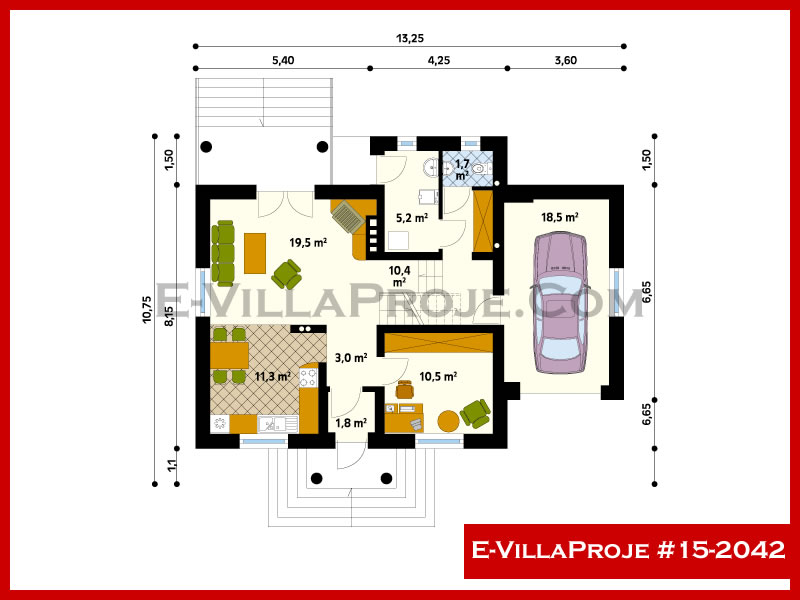 Ev Villa Proje #15 - 2042 Detay 2