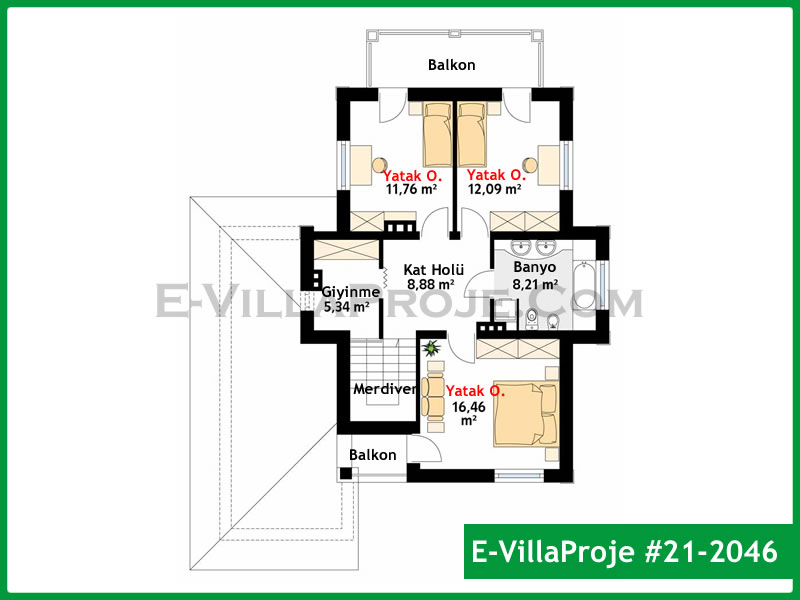 Ev Villa Proje #21 - 2046 Detay 3