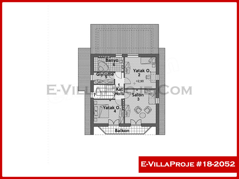 Ev Villa Proje #18 - 2052 Detay 3