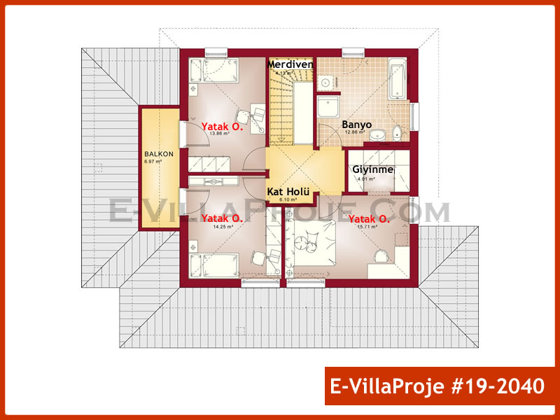 Ev Villa Proje #19 - 2040 Detay 3