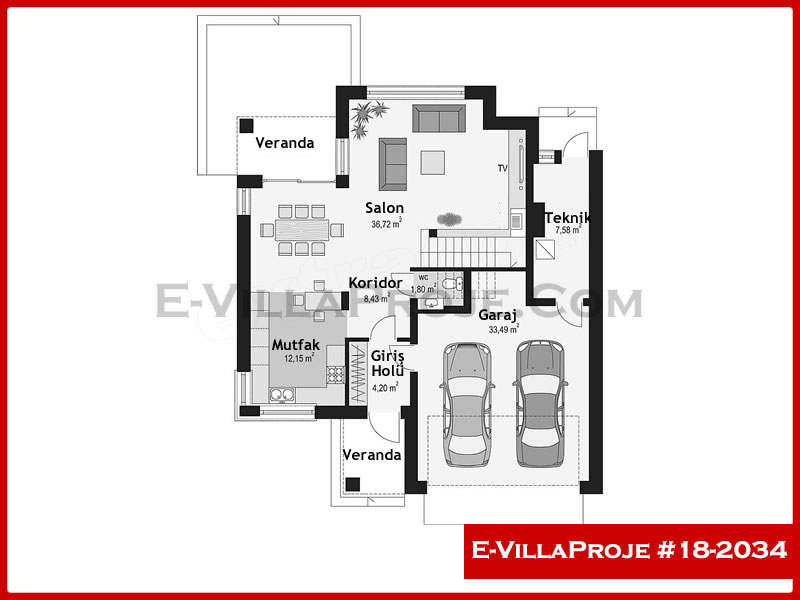 Ev Villa Proje #18 - 2034 Detay 2