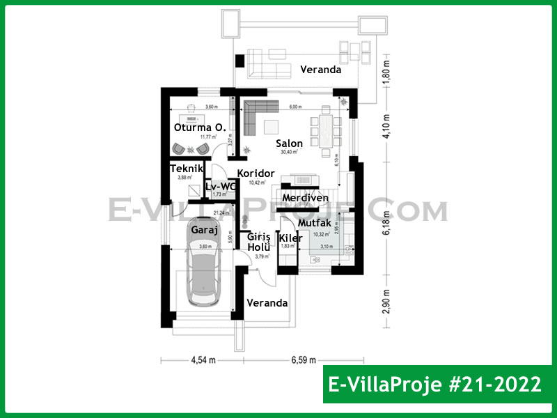 Ev Villa Proje #21 - 2022 Detay 2