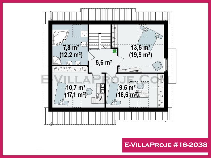 Ev Villa Proje #16 - 2038 Detay 3
