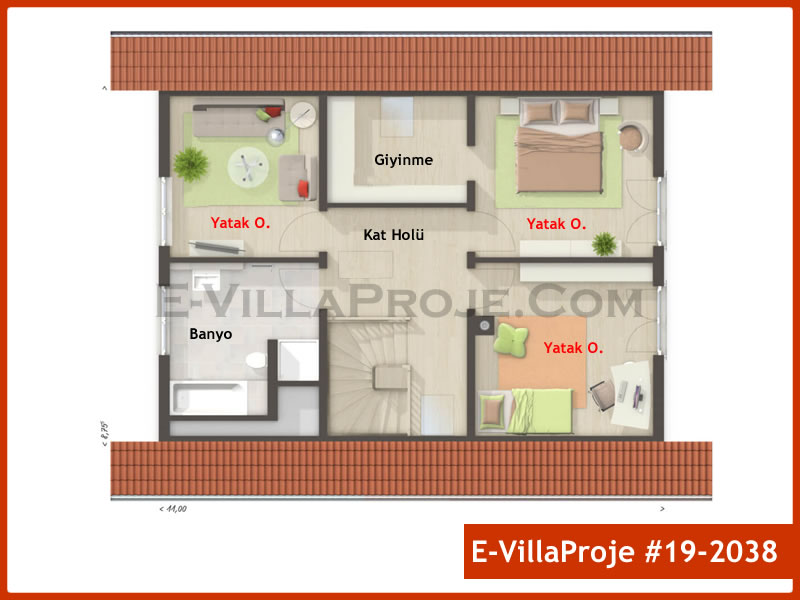 Ev Villa Proje #19 - 2038 Detay 3