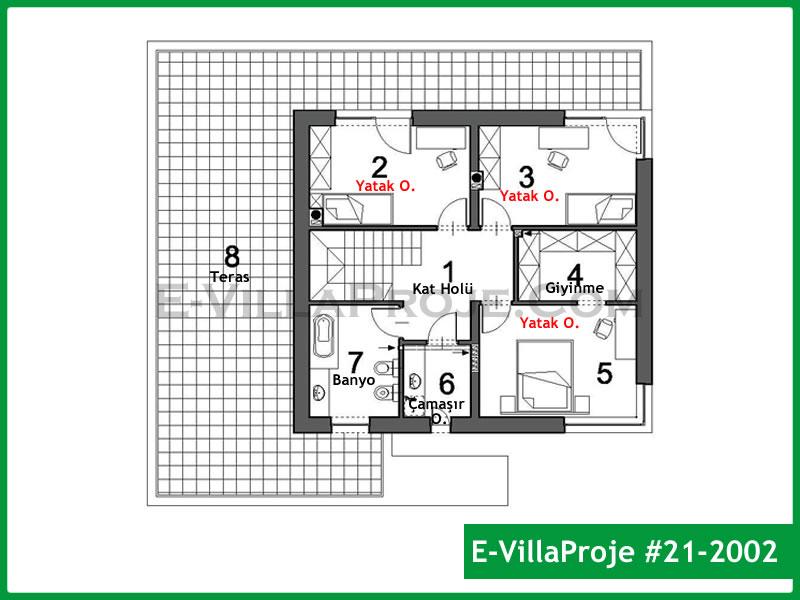 Ev Villa Proje #21 - 2002 Detay 3