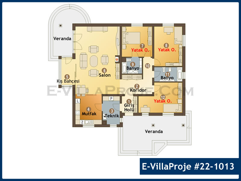 Ev Villa Proje #22 - 1013 Detay 2