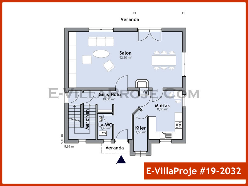 Ev Villa Proje #19 - 2032 Detay 2