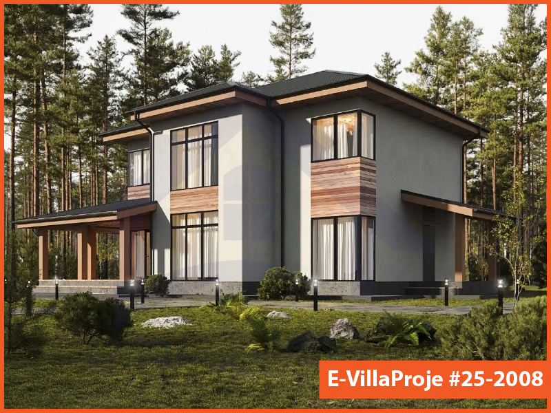 Şehir Tarzı Ev Villalar Çelik Villa Modelleri