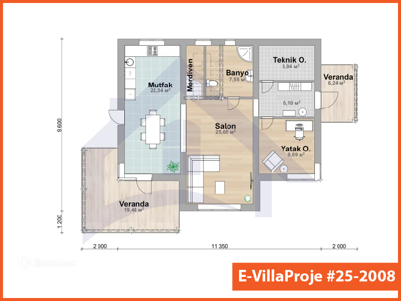 Ev Villa Proje #25 - 2008 Detay 2